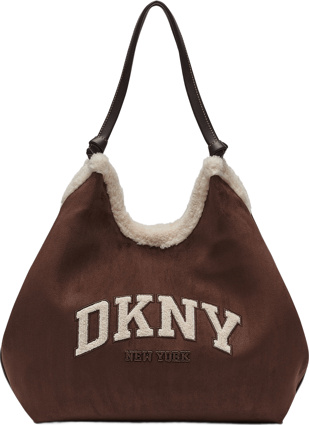 Paula Large Tote, från DKNY, i färgen Coffee Bean.