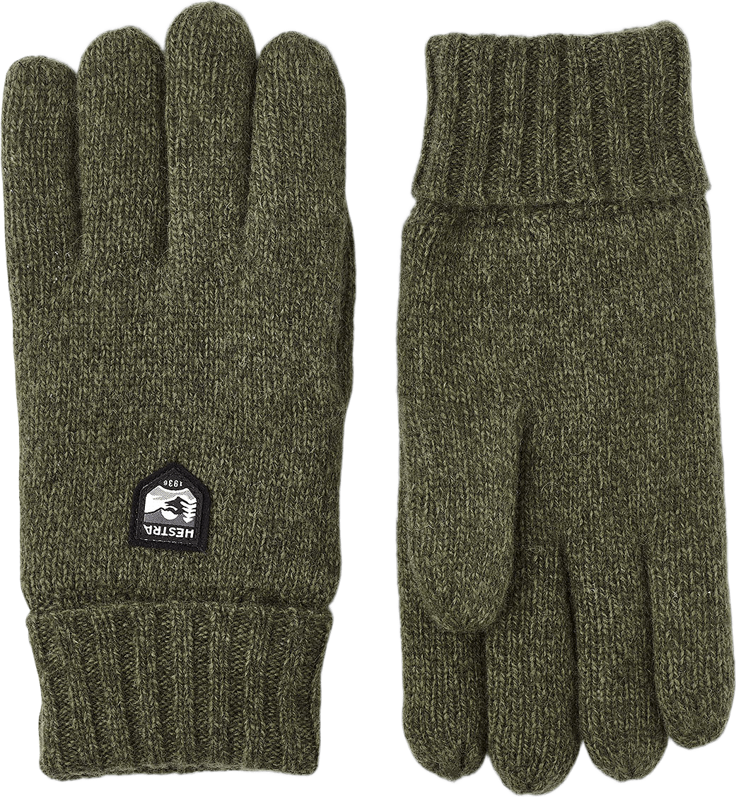 Basic Wool Glove, från Hestra, i färgen Olive.