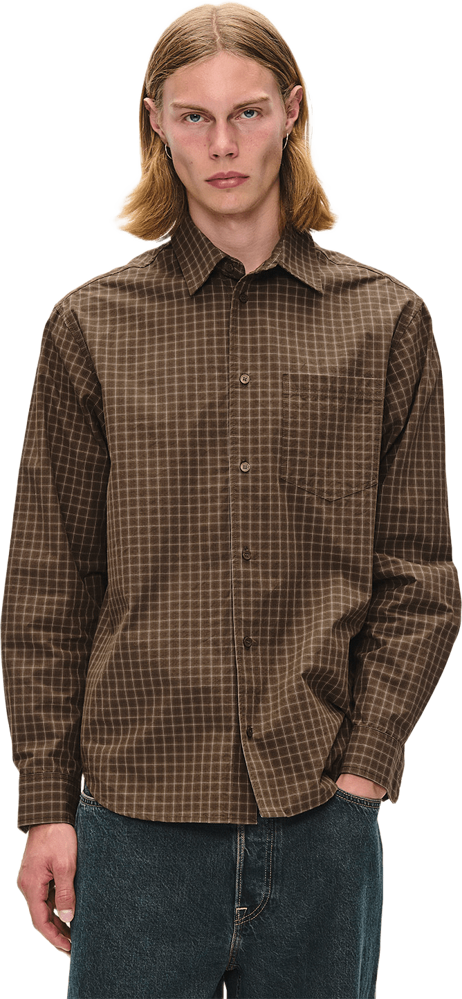 Nico shirt, från Wood Wood, i färgen Desert Palm Check.