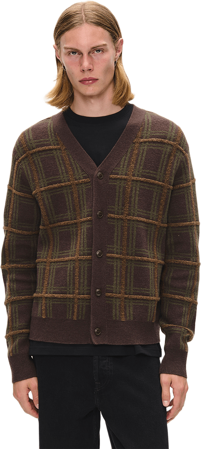 Vim cardigan, från Wood Wood, i färgen Delicioso Check.