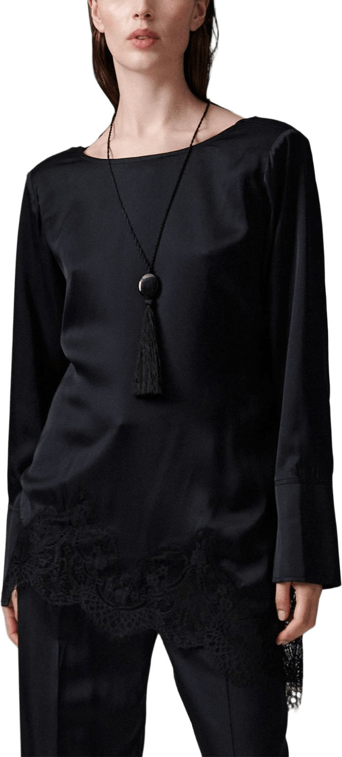 Lila - Fluid Viscose, från DAY Birger et Mikkelsen, i färgen Black.