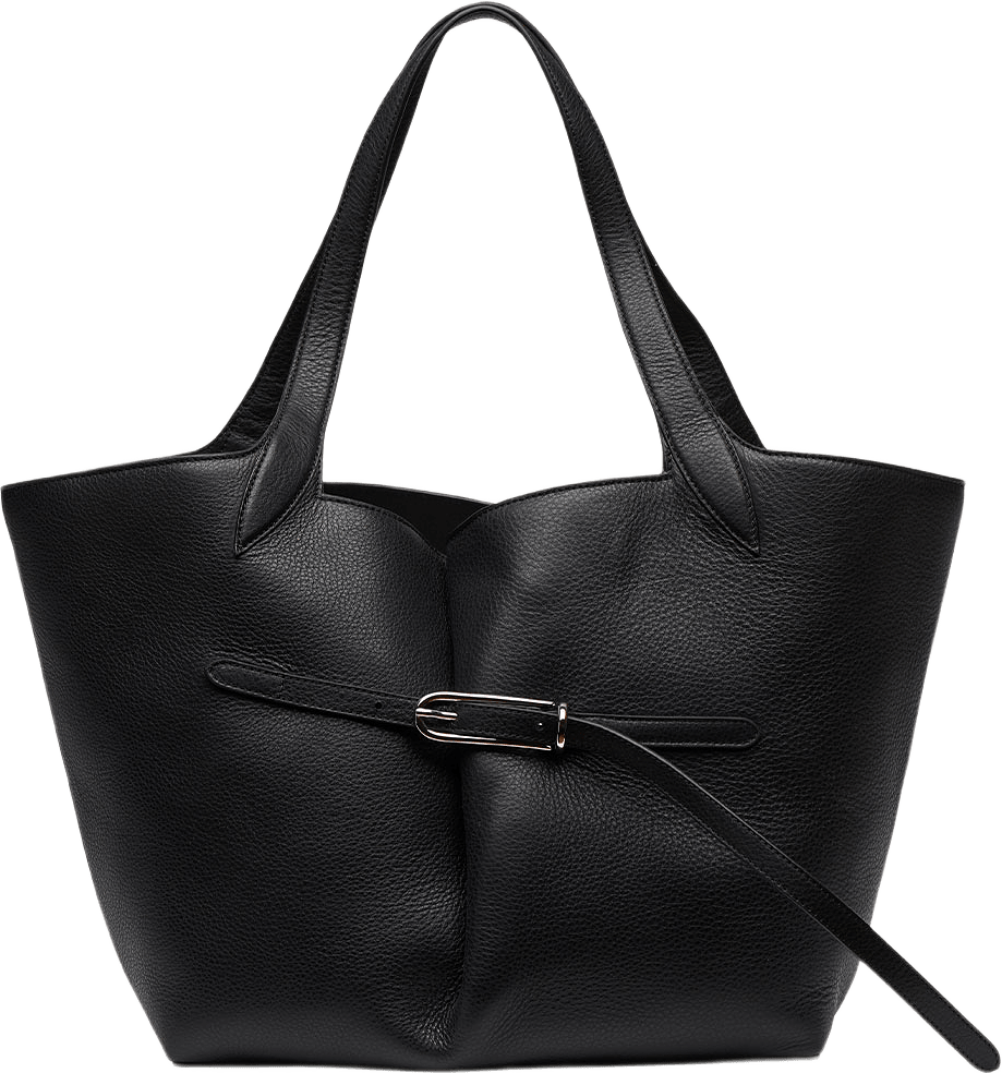 Belted Tote, från Liffner, i färgen Black.