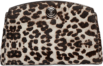 Pushlock Clutch, från Liffner, i färgen Leopard.