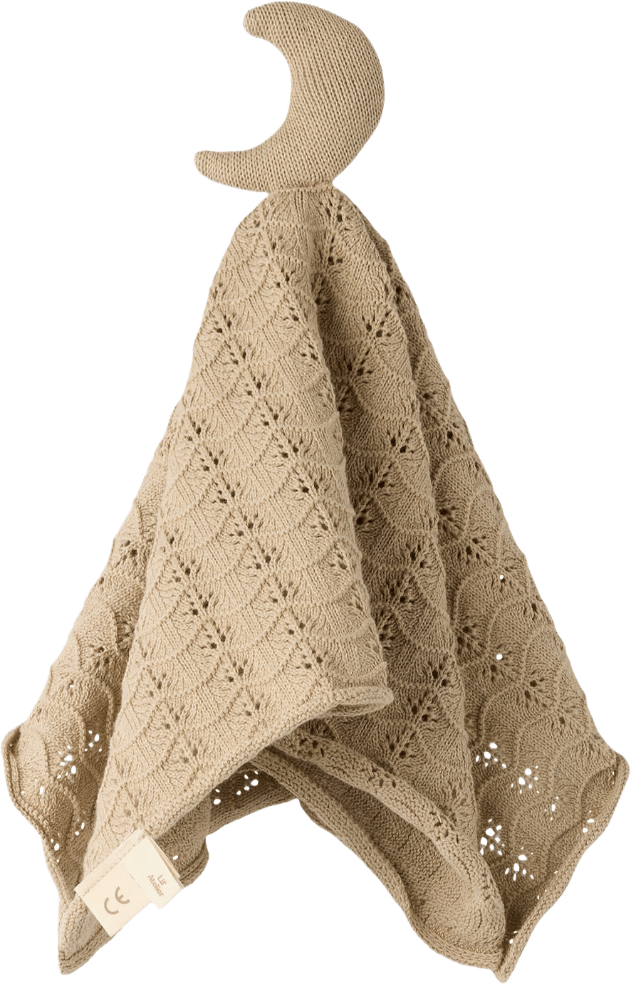 Dumin Knit Cuddle Cloth, från Lil'Atelier, i färgen White Pepper Moon.