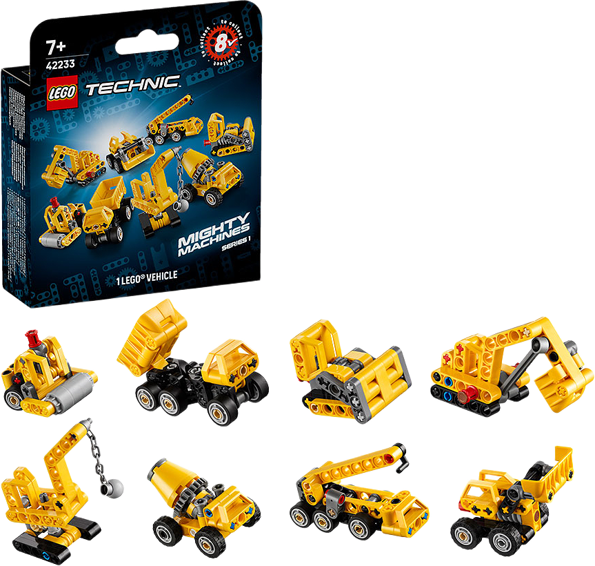 Mäktiga maskiner 42233, från LEGO, i färgen Multi.