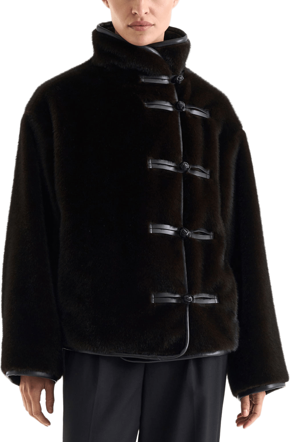 Zelie Faux Fur Jacket, från Twist & Tango, i färgen Mocha Brown.