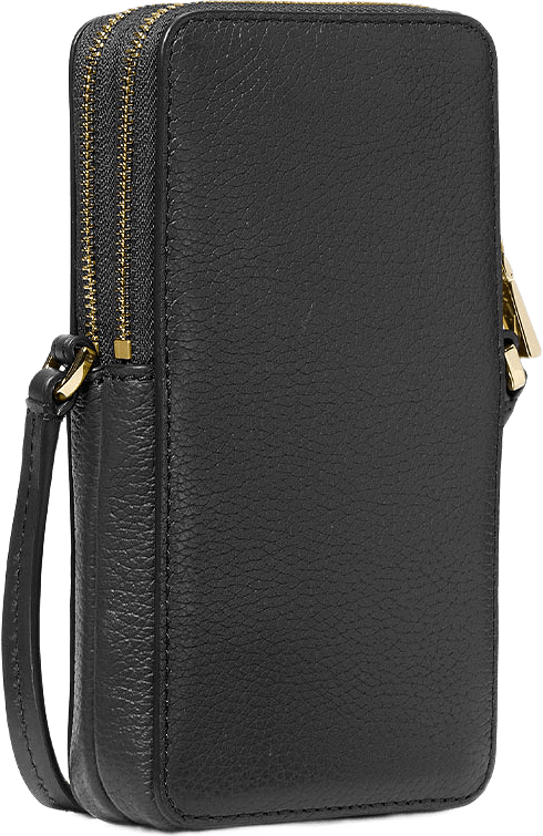 Jet Set Small Dbl Zip Phone Crossbody Bag, från Michael Kors, i färgen Black.