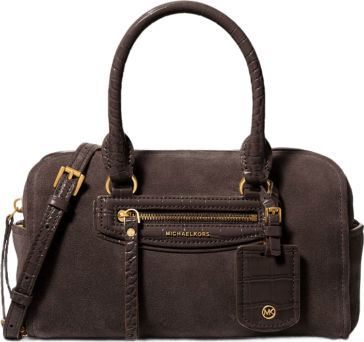 Jet Set Travel Xs Duffle Crossbody Bag, från Michael Kors, i färgen Chocolate.