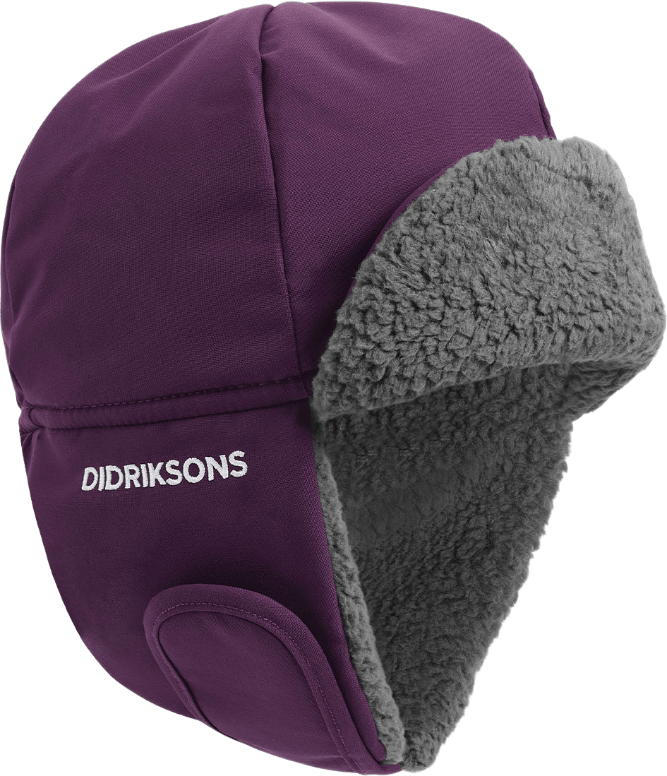Biggles Cap 7, från Didriksons, i färgen Northen Purple.