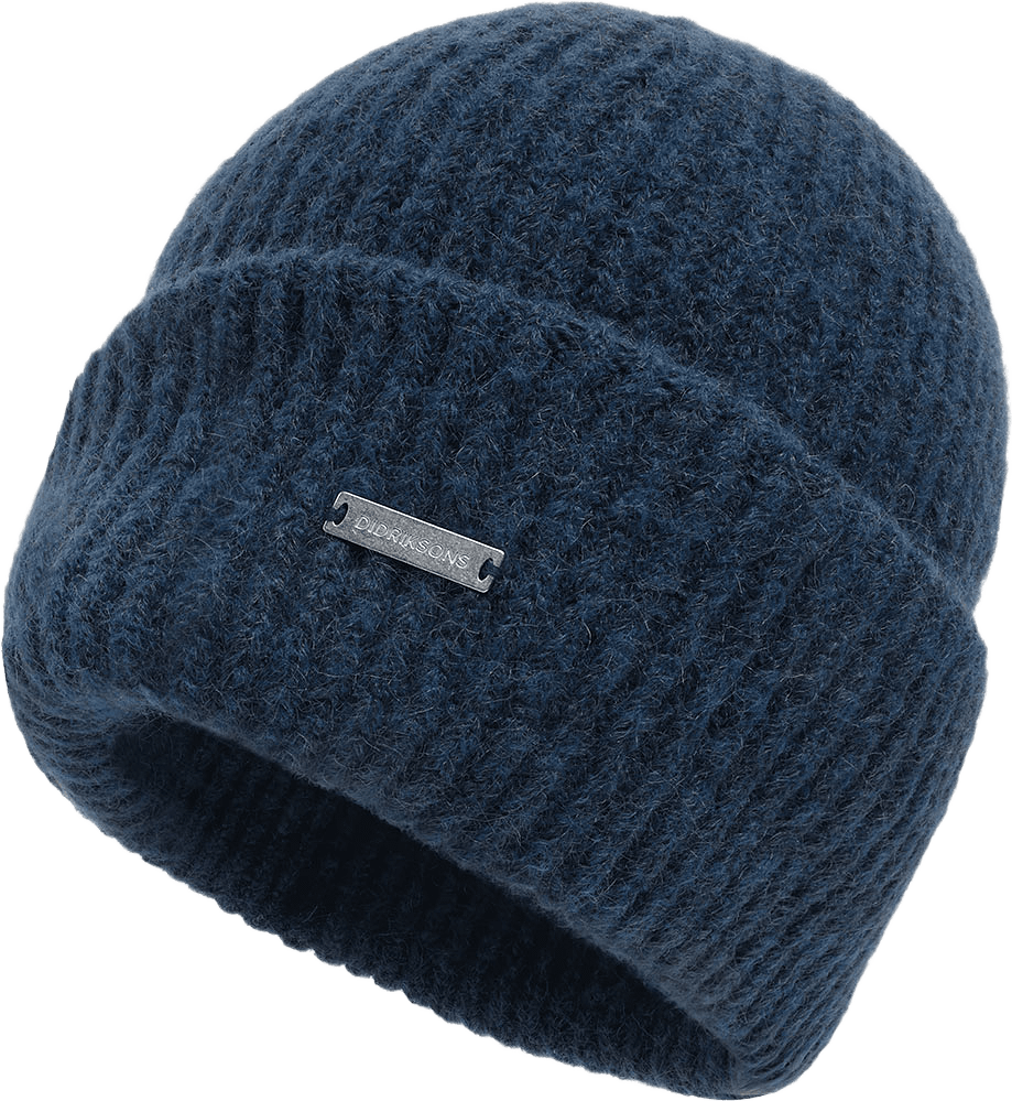 Malin Beanie, från Didriksons, i färgen Midnight Blue.