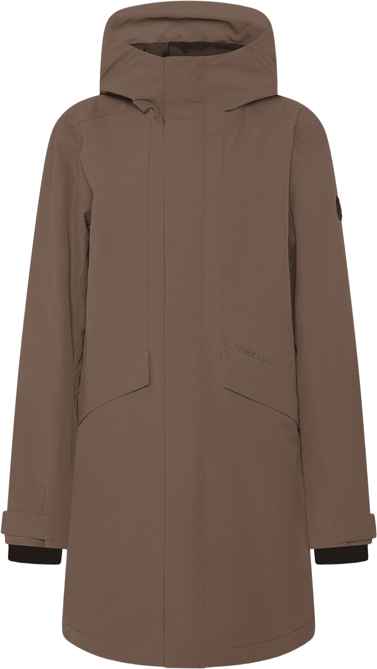 Kenny Parka 9, från Didriksons, i färgen Mocha Brown.