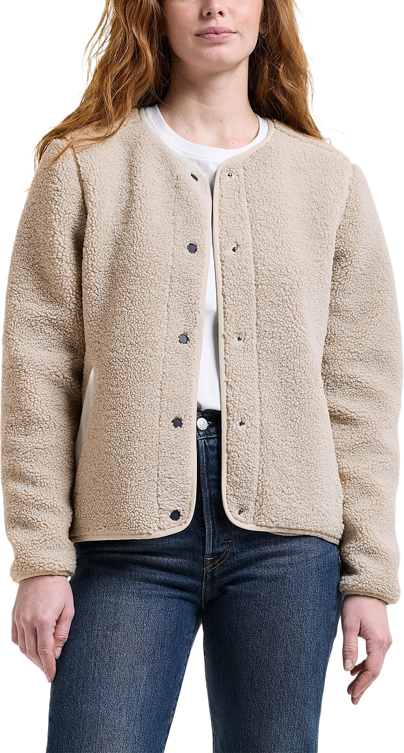 Selma Jacket, från Didriksons, i färgen Clay Beige.