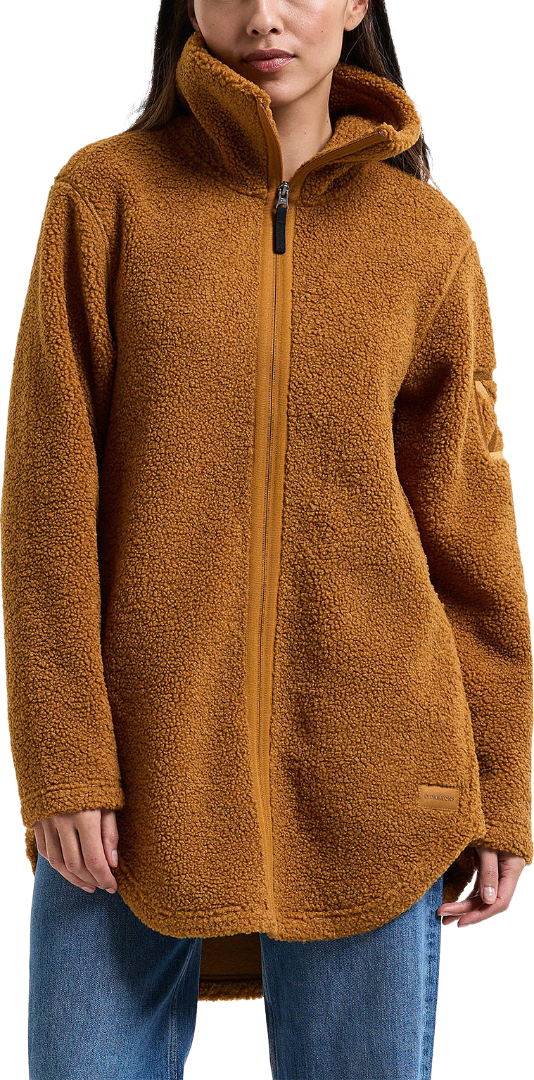 Umi Fullzip, från Didriksons, i färgen Spice Brown.