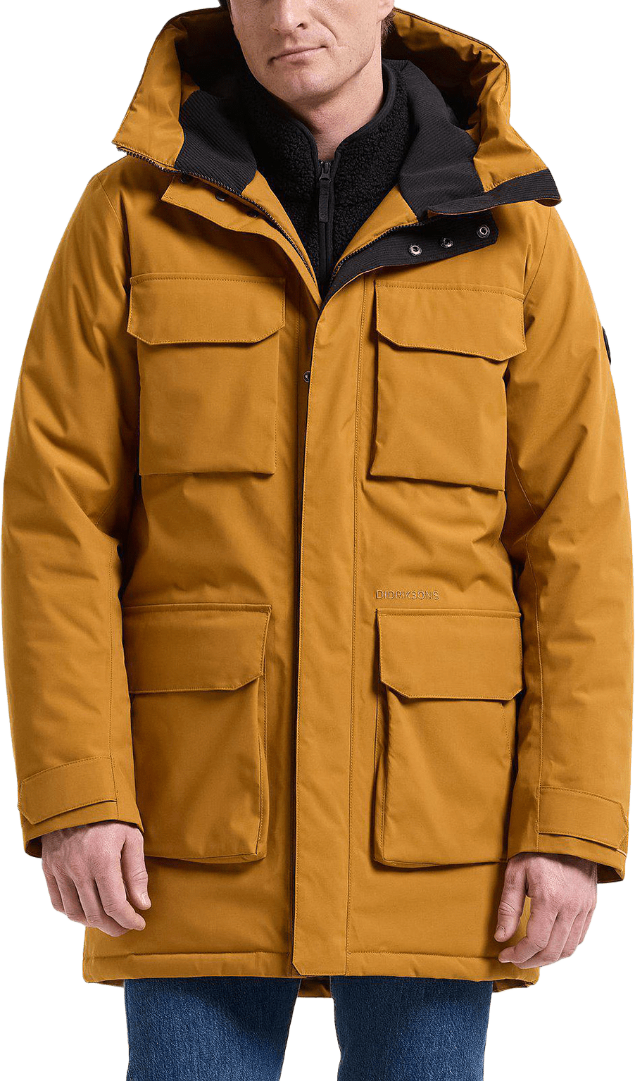 Aiden Parka 2, från Didriksons, i färgen Spice Brown.