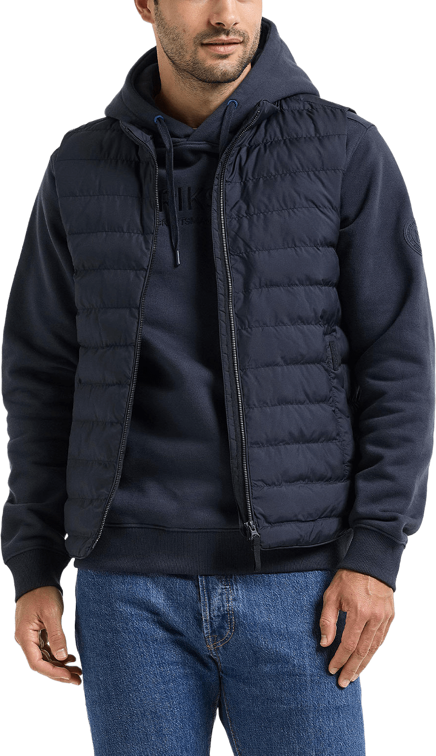 Owe Vest, från Didriksons, i färgen Dark Night Blue.