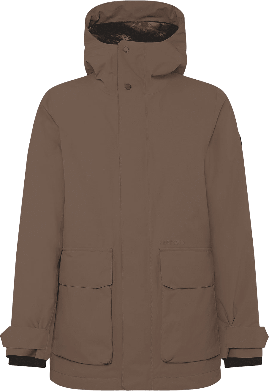 Liam Jacket 2, från Didriksons, i färgen Mocha Brown.