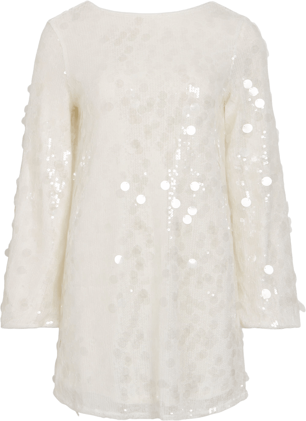 Vichole Boatneck Short Dress, från Vila, i färgen Birch.