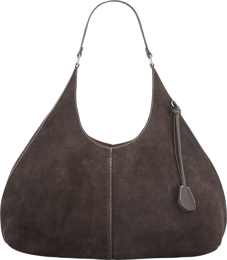 Suede Shae Bag, från Becksöndergaard, i färgen Chocolate Torte.