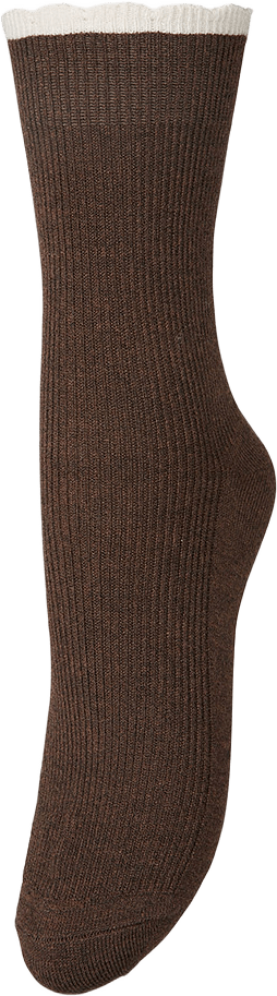 Talula Sock, från Becksöndergaard, i färgen Hot Fudge Brown.