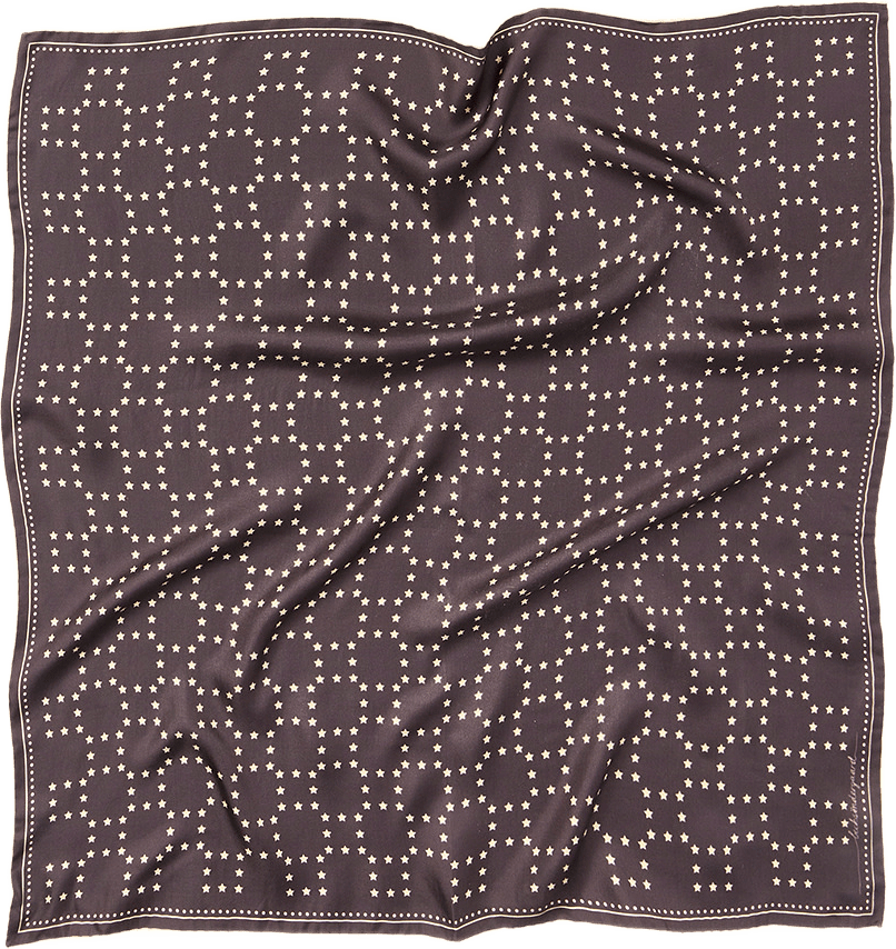 Starlie Grid Sia Scarf, från Becksöndergaard, i färgen Chocolate Torte.