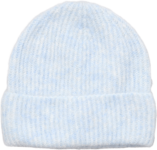 Alpaca-Wool Beanie, från Becksöndergaard, i färgen Skyway Blue.