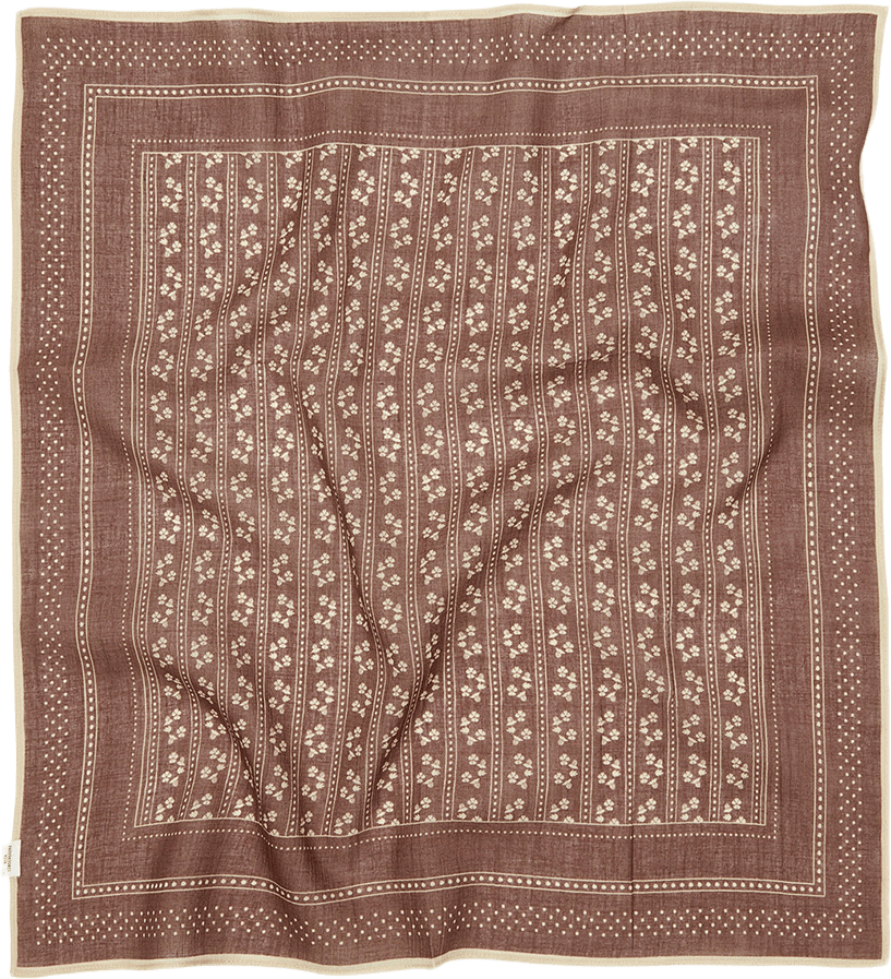 Talianna Cotta Scarf, från Becksöndergaard, i färgen Chocolate Brown.