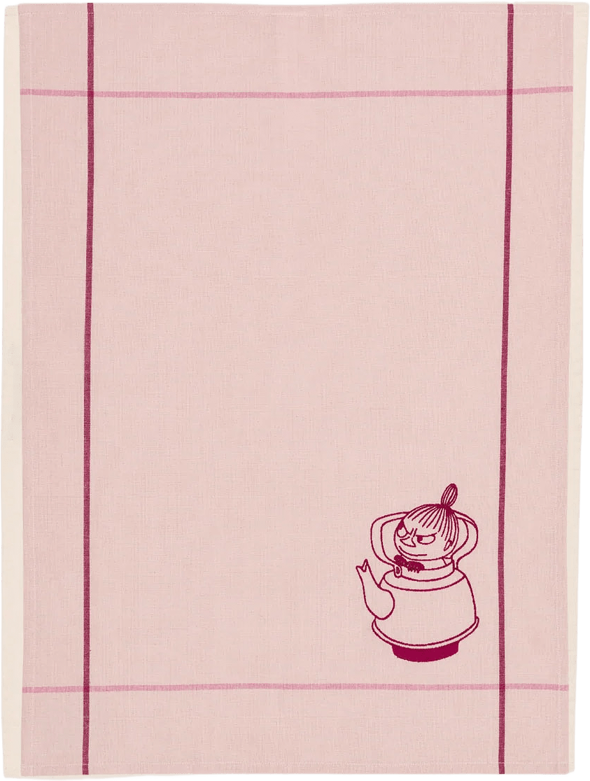 Mumin k.handduk 50x70 Lilla My GOTS, från Moomin Arabia, i färgen Rosa.