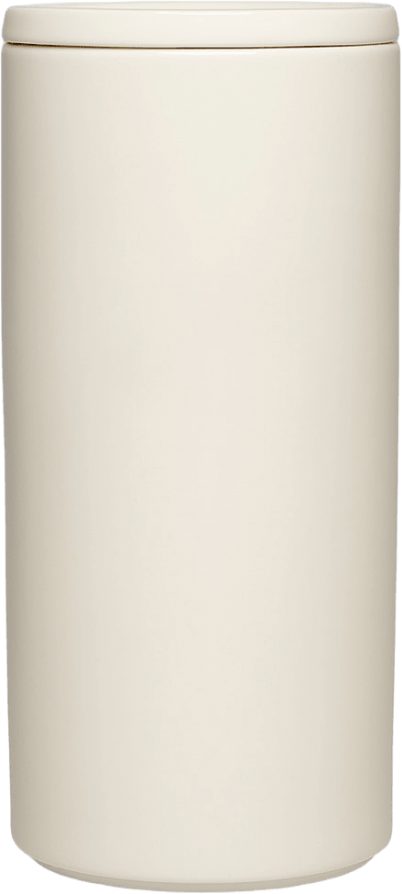 Teema burk L 1,3L vit, från Iittala, i färgen Vit.