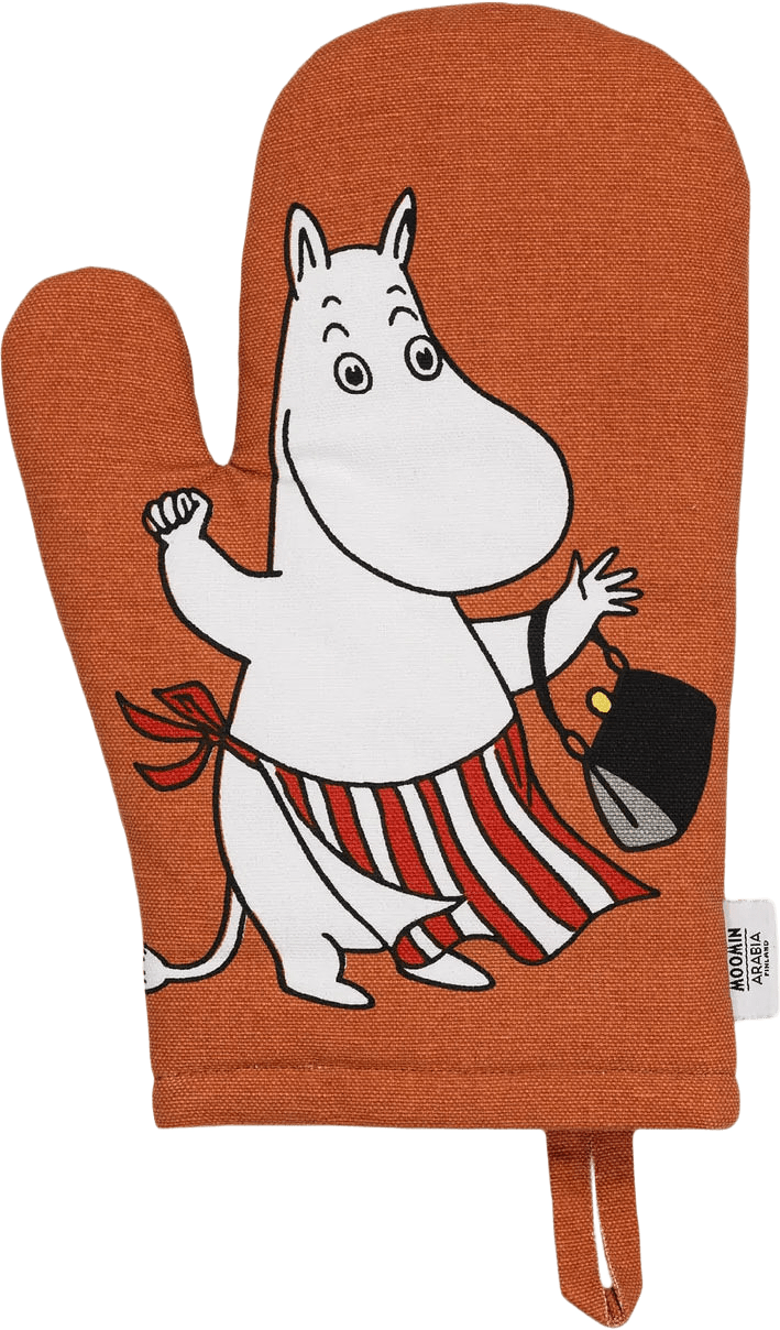 Mumin grytvante 14x28cm Muminmamma, från Moomin Arabia, i färgen Röd.