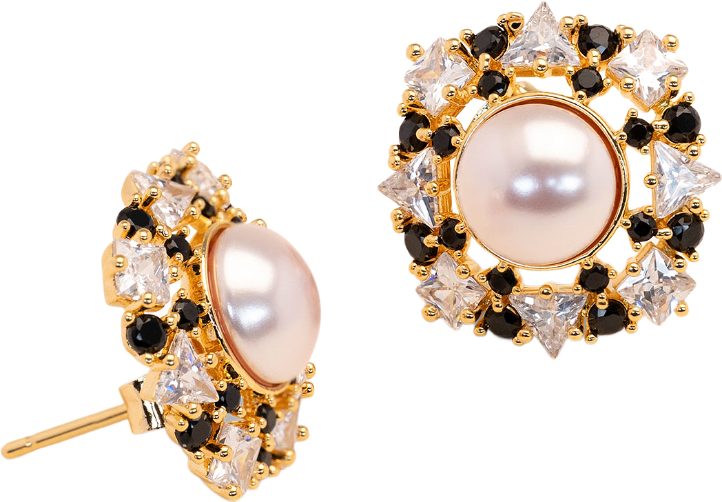 Leoni earrings - Rosaline, från Lily and Rose, i färgen Rosaline.