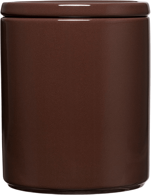 Teema burk M 0,6L espresso, från Iittala, i färgen Espresso.