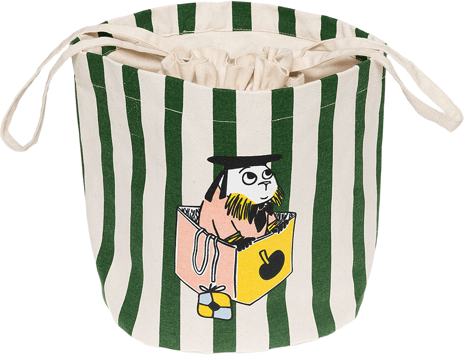 Mumin förvaringskorg 24cm Kärleksgåva GOTS, från Moomin Arabia, i färgen Flerfärgad.
