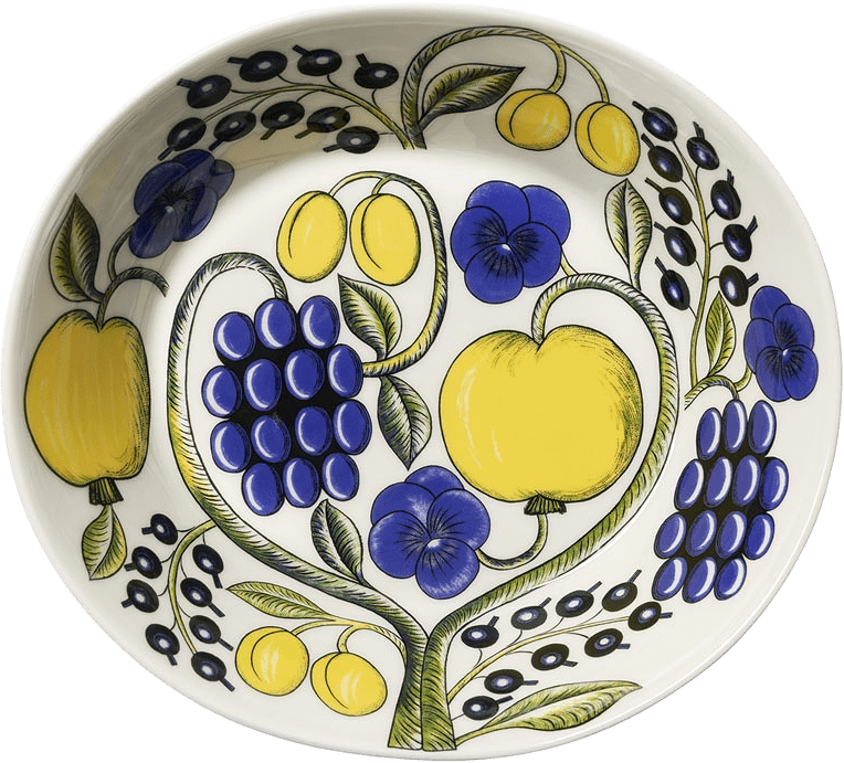Paratiisi oval skål 23cm, från Arabia, i färgen Flerfärgad.
