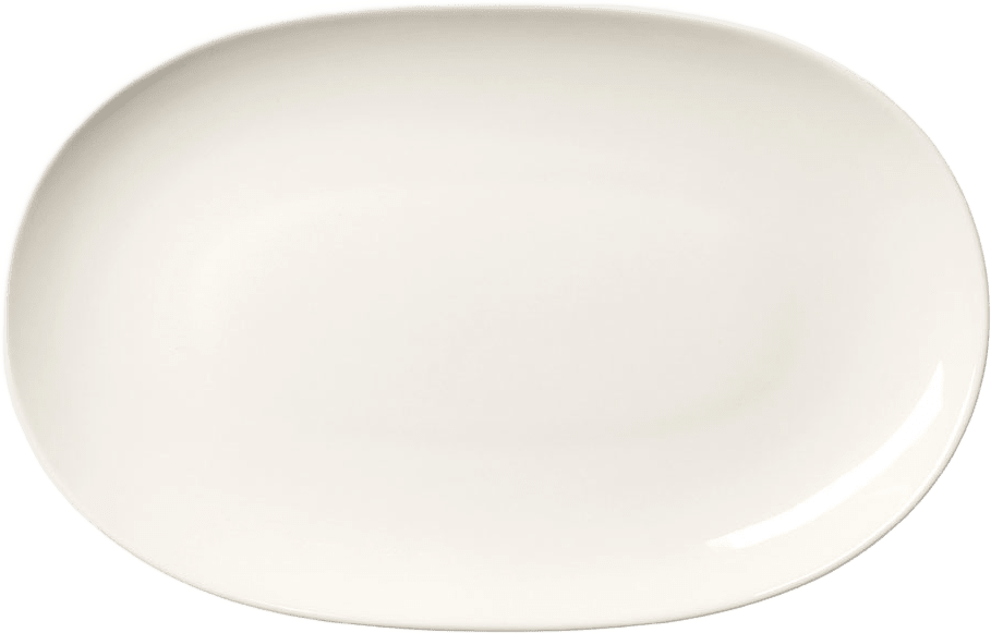24h oval tallrik 18x28 vit, från Arabia, i färgen Vit.