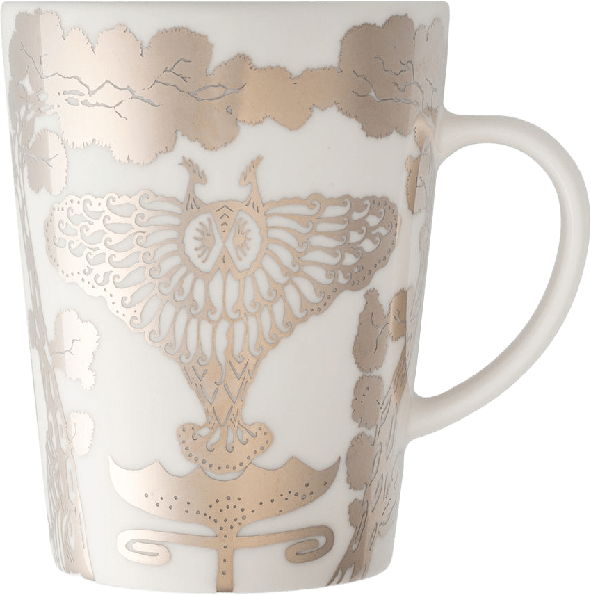 Taika mugg 0,4 L Uni spegel presentförpackning, från Iittala, i färgen Guld.