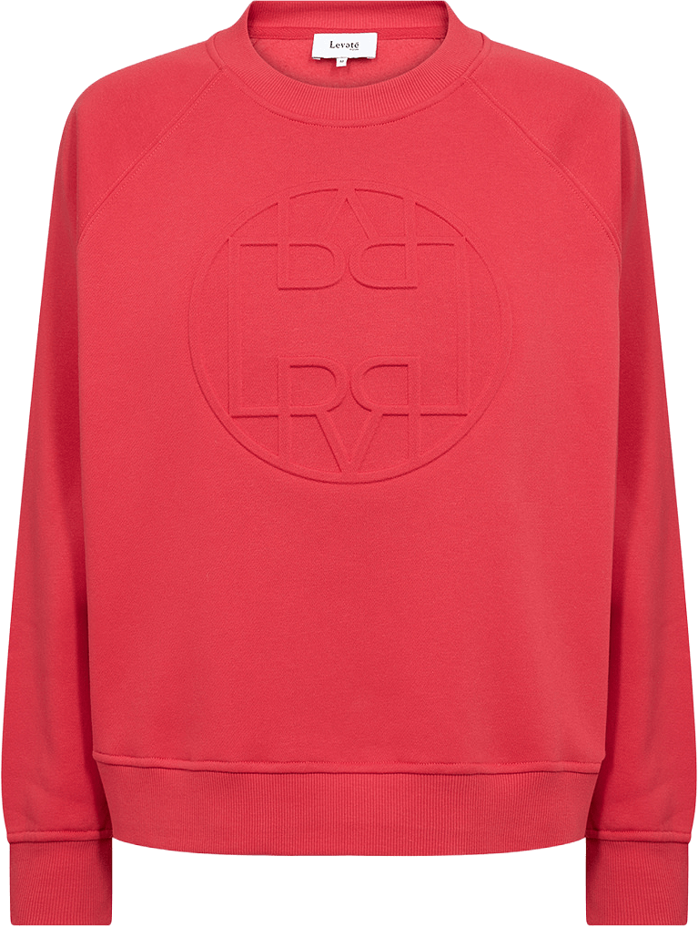 Nuka 11 Sweatshirt, från Leveté Room, i färgen Mars Red.