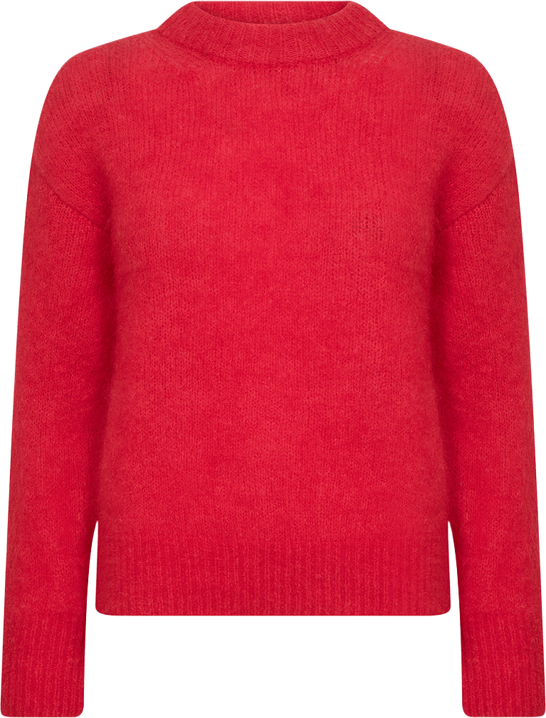 Noreen 1 Pullover, från Leveté Room, i färgen Mars Red.