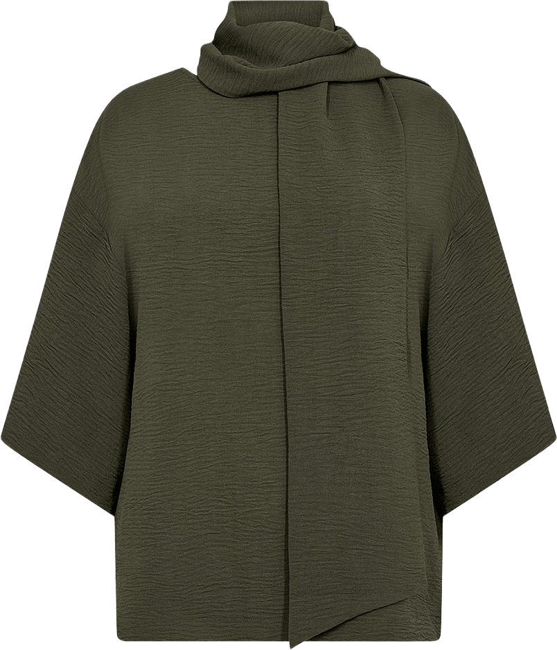 SC-CATH 12 BLOUSE, från Soyaconcept, i färgen Forest Night.