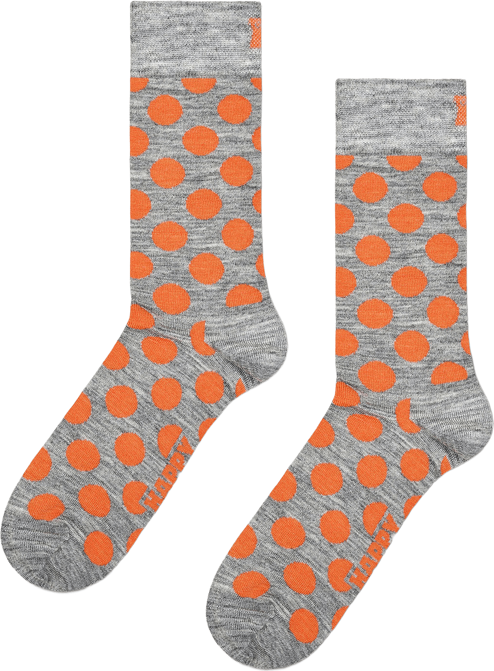 Big Dot Wool Sock, från Happy Socks, i färgen Grey.