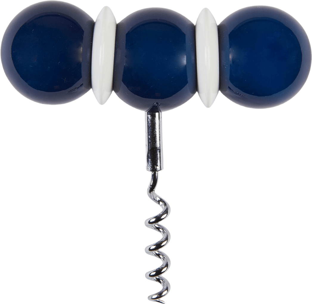 Corkscrew Bobbin Navy & White, från Addison Ross, i färgen Navy.