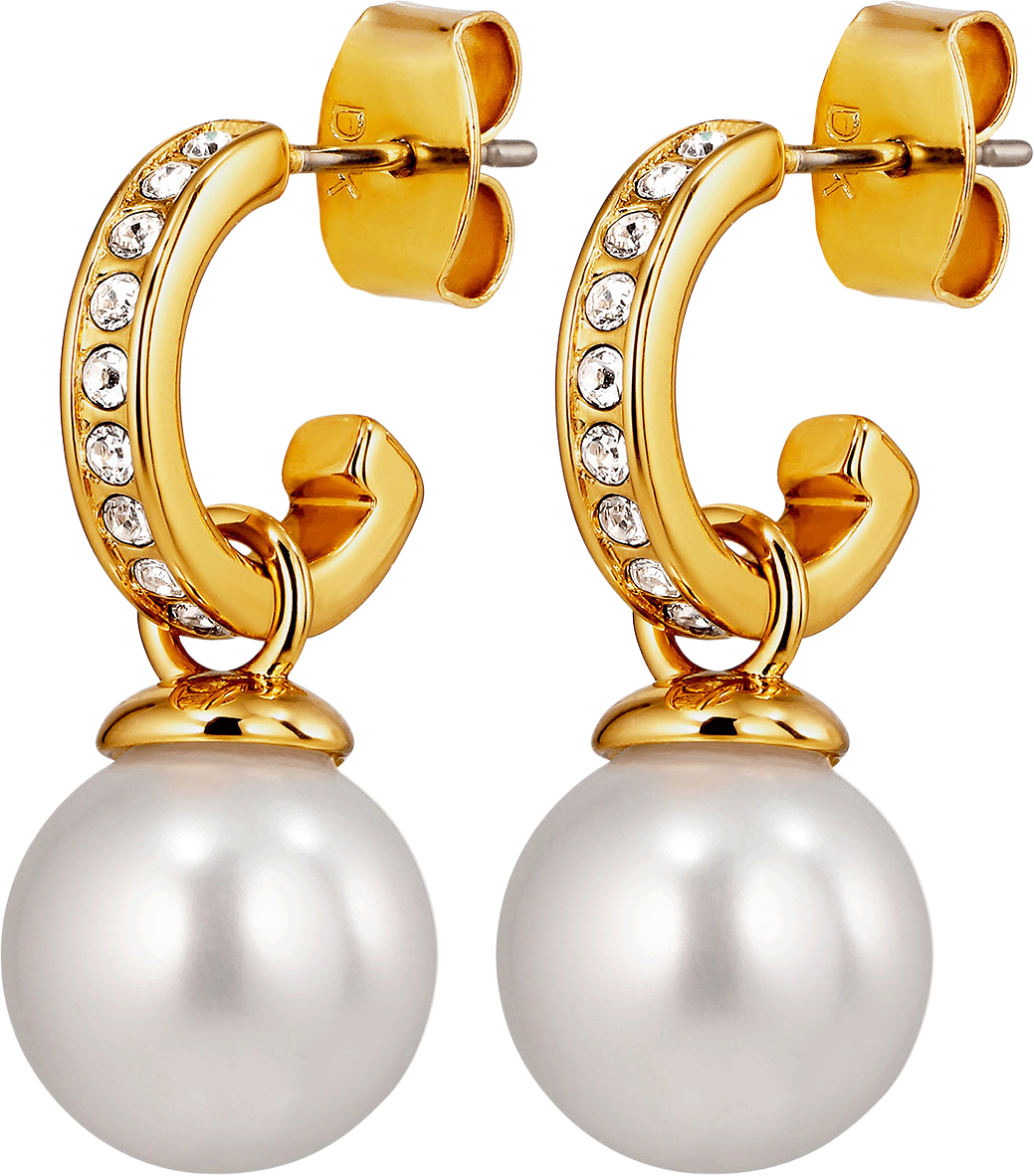 Liora Örhängen, från Dyrberg & Kern, i färgen Sg White Pearl.