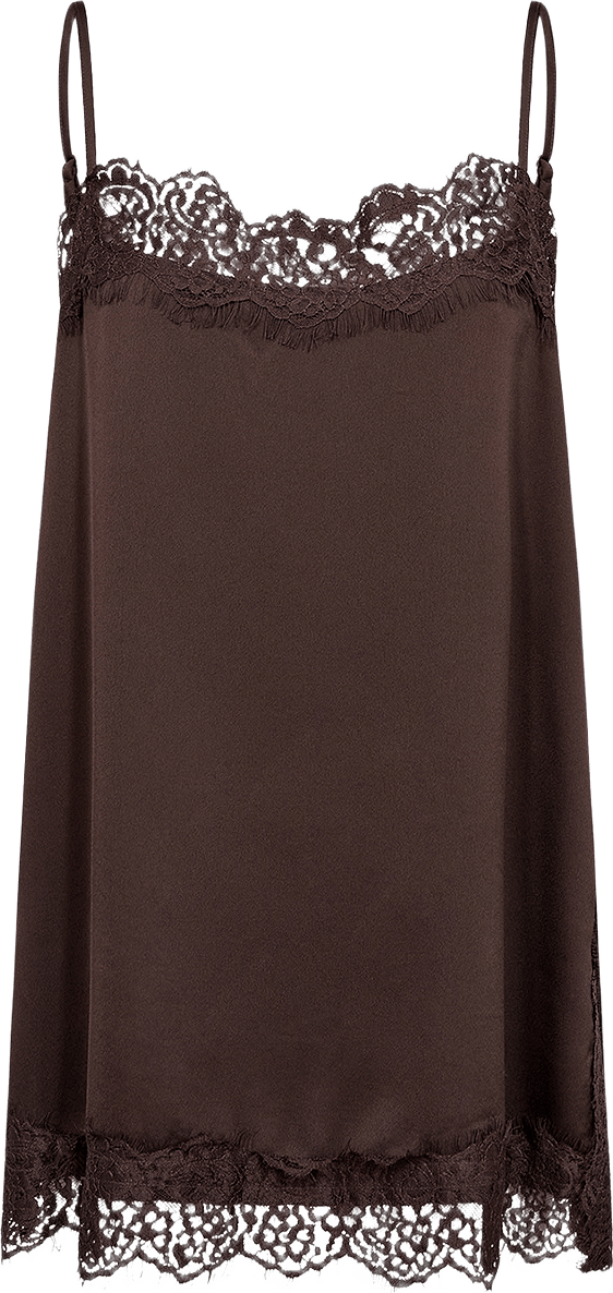 Jacey 1 Top, från Soyaconcept, i färgen Chocolate Plum.
