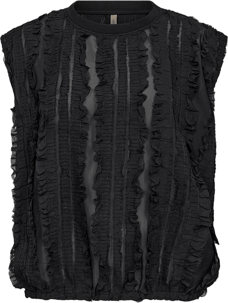 Jaffa 1 Top, från Soyaconcept, i färgen Black.
