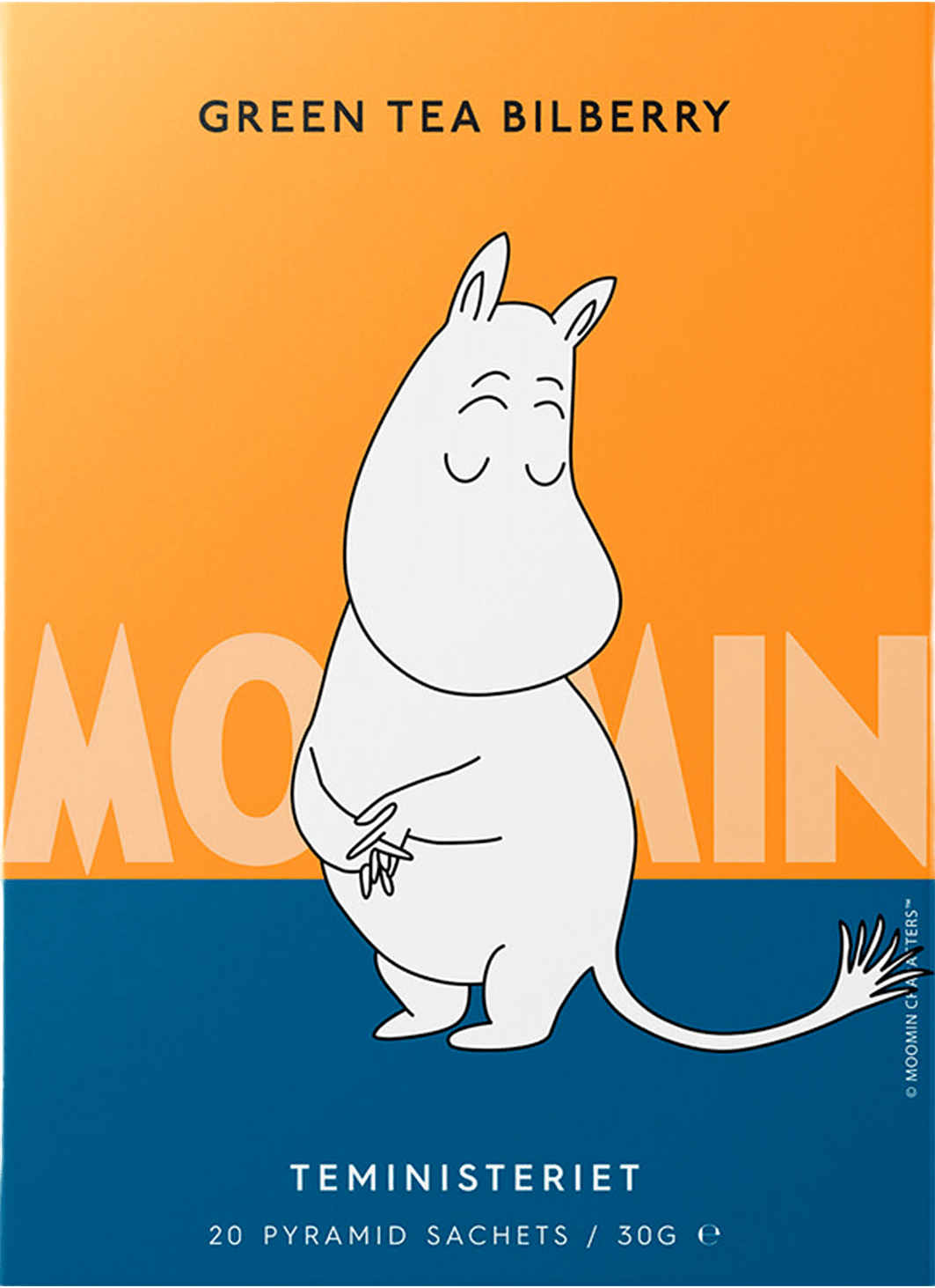 Teministeriet Moomin Green Tea Bilberry Pyramid 30g Moomin, från Teministeriet, i färgen Orange.