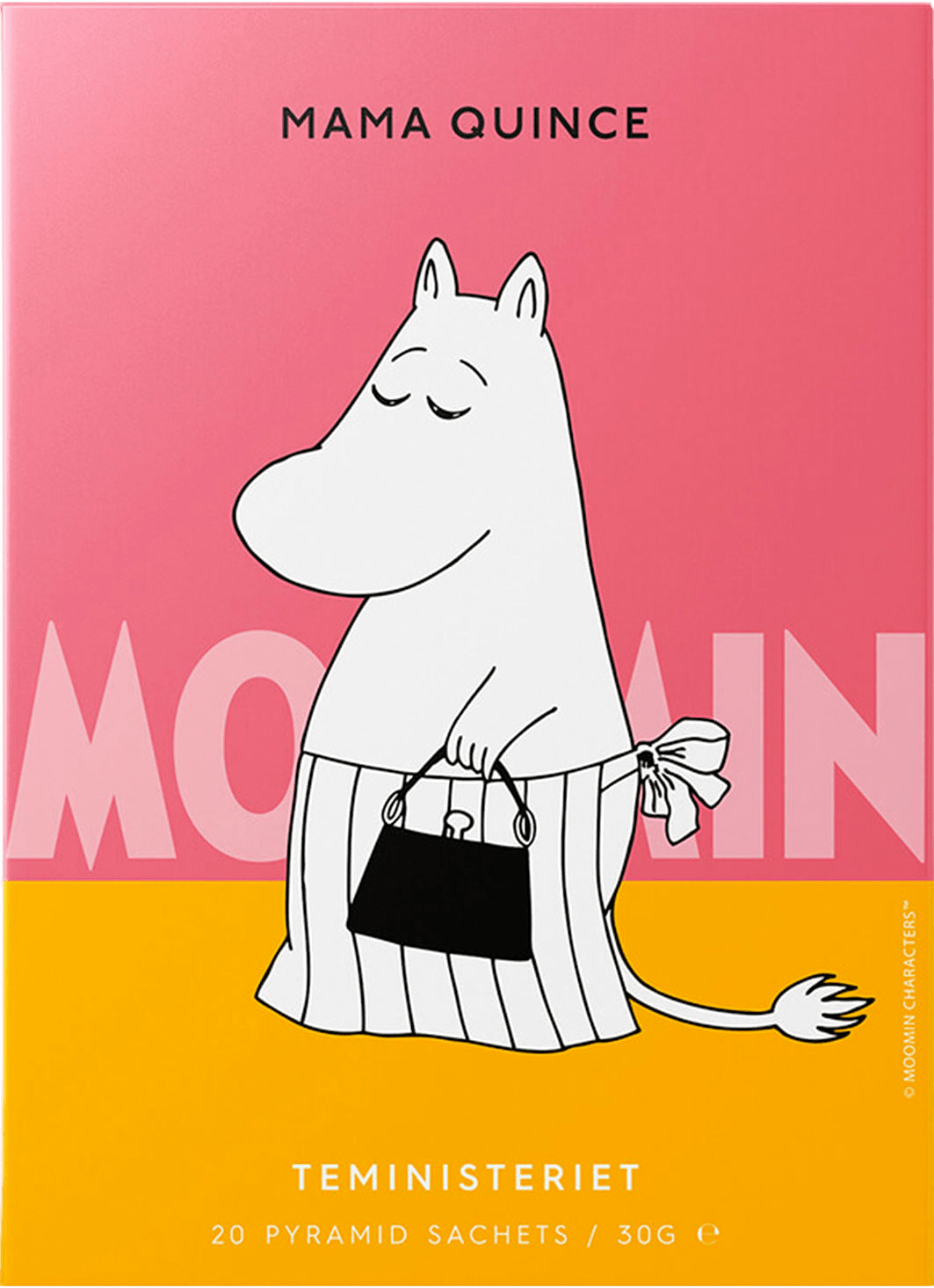 Teministeriet Moomin Black Tea Mama Quince Pyramid 30g Moomin, från Teministeriet, i färgen Rosa.