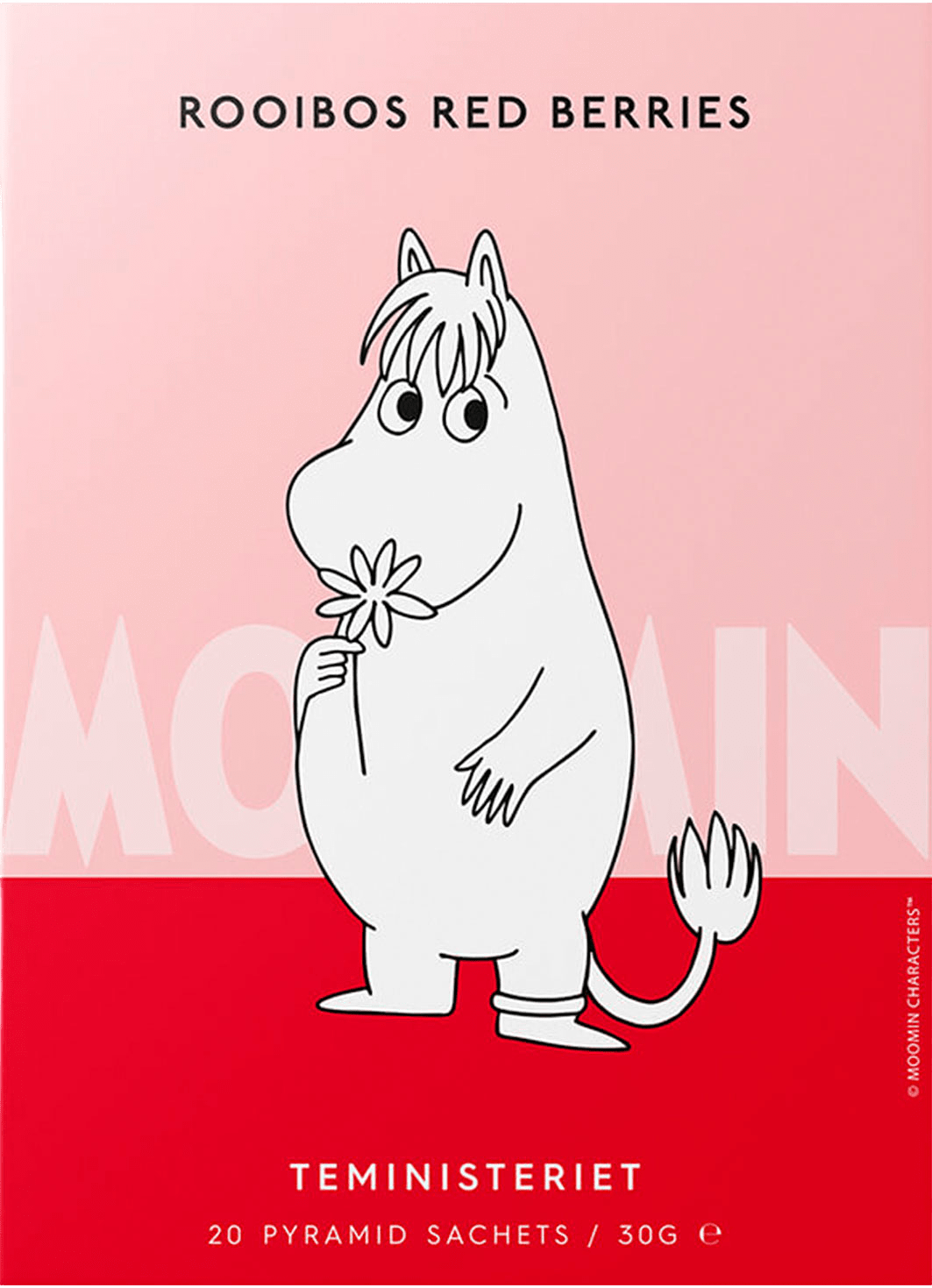 Teministeriet Moomin Rooibos Red Berries Pyramid 30g Moomin, från Teministeriet, i färgen Rosa.