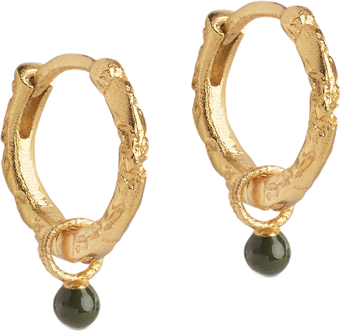Hoops, Belle, från ENAMEL Copenhagen, i färgen Khaki.
