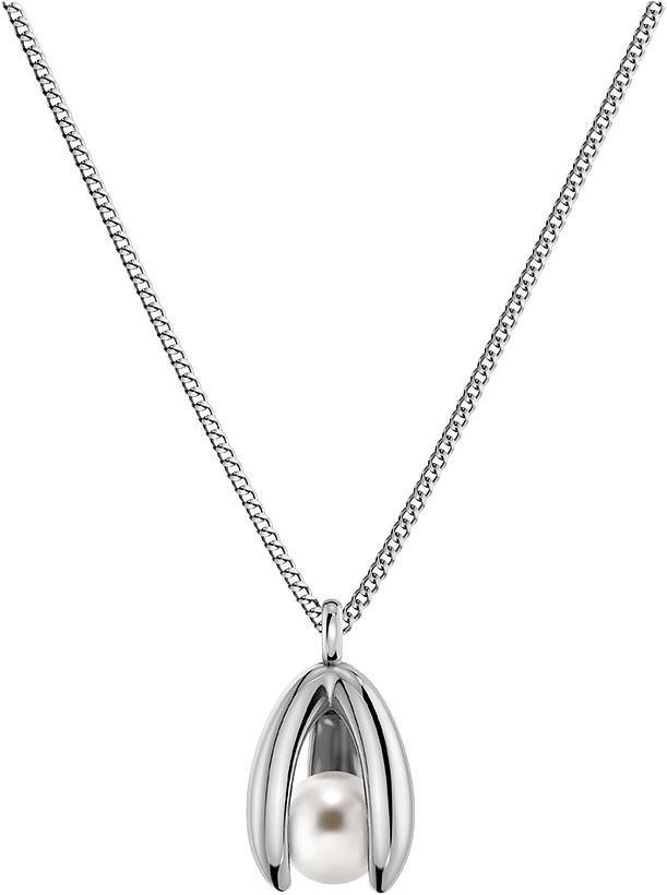 Moonrave Necklace S Silver, från Edblad, i färgen Silver.
