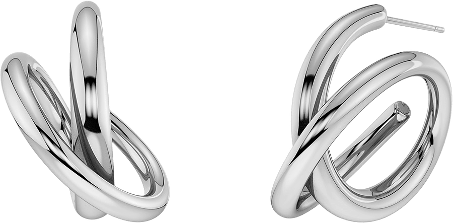 Nouveau Hoops L Silver, från Edblad, i färgen Silver.