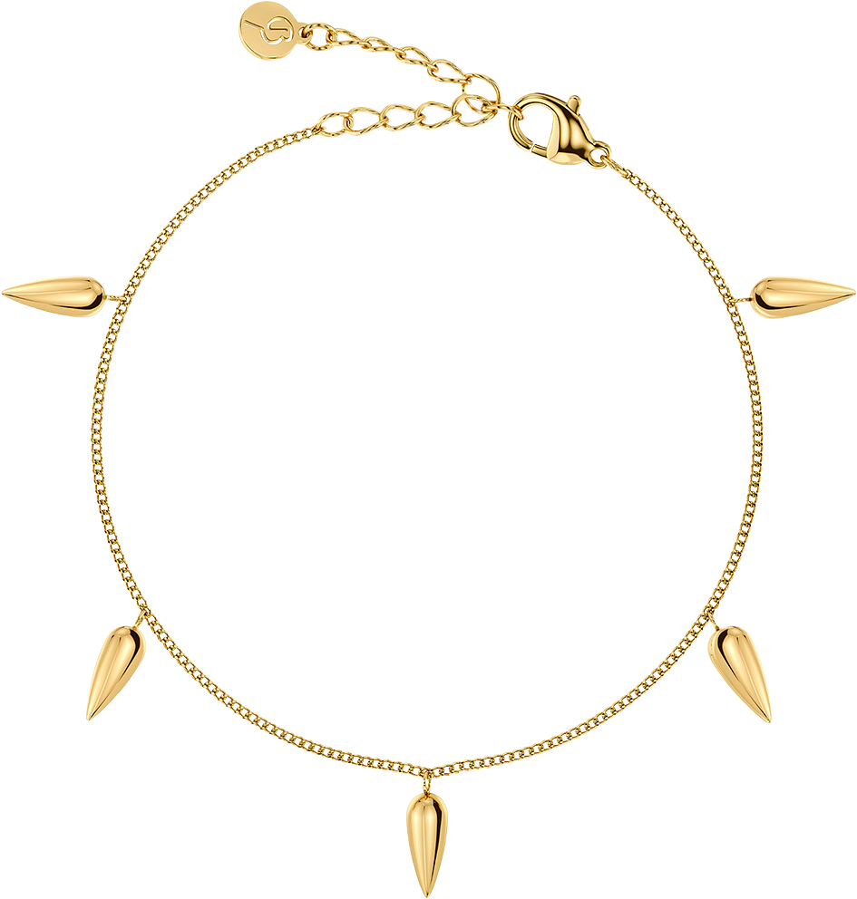 Peak Spike Bracelet Multi Gold, från Edblad, i färgen Gold.